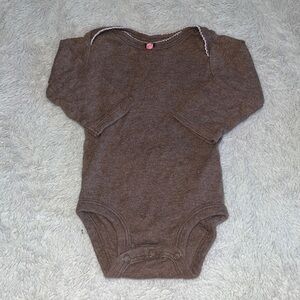 (3 for $10) carters brown bodysuit